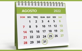 Agosto – Prolongamento e suspensão extraordinária de prazos – Notícias