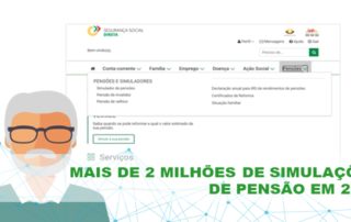 Mais de 2 Milhões de Simulações de Pensão – Notícias