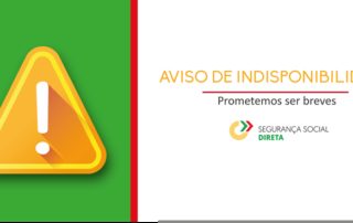 Aviso de Indisponibilidade – Notícias